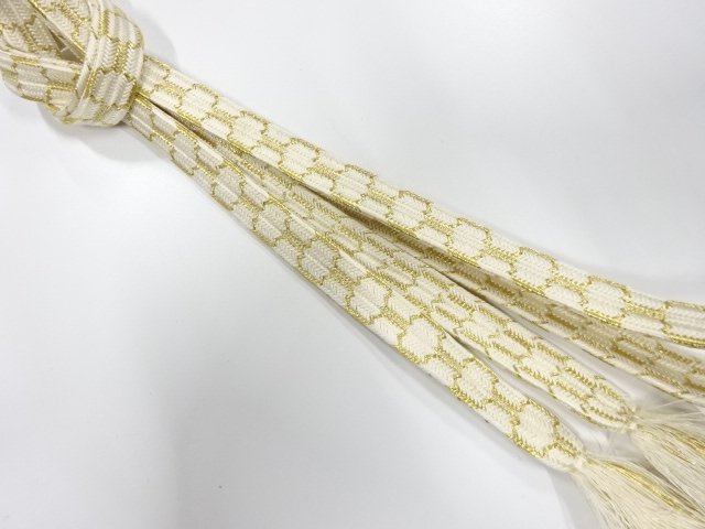 正絹　手組帯締め